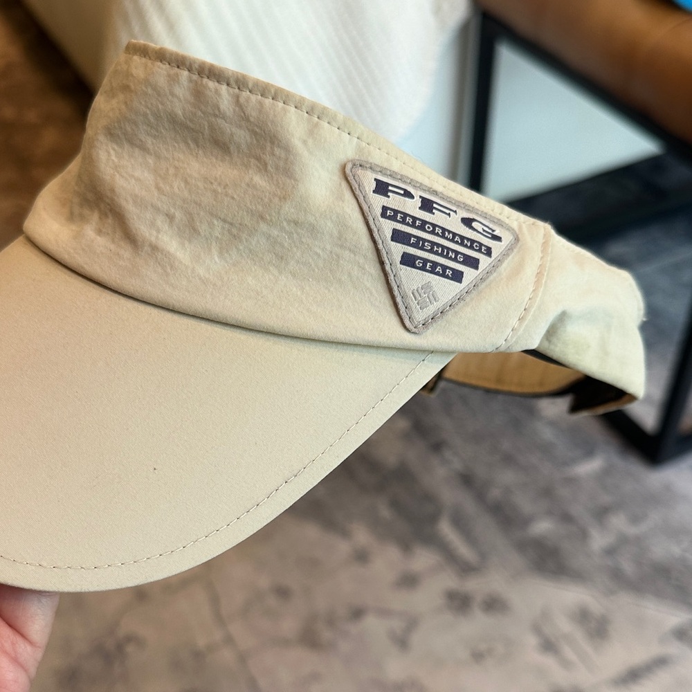 Columbia PFG Cream Fishing Visor